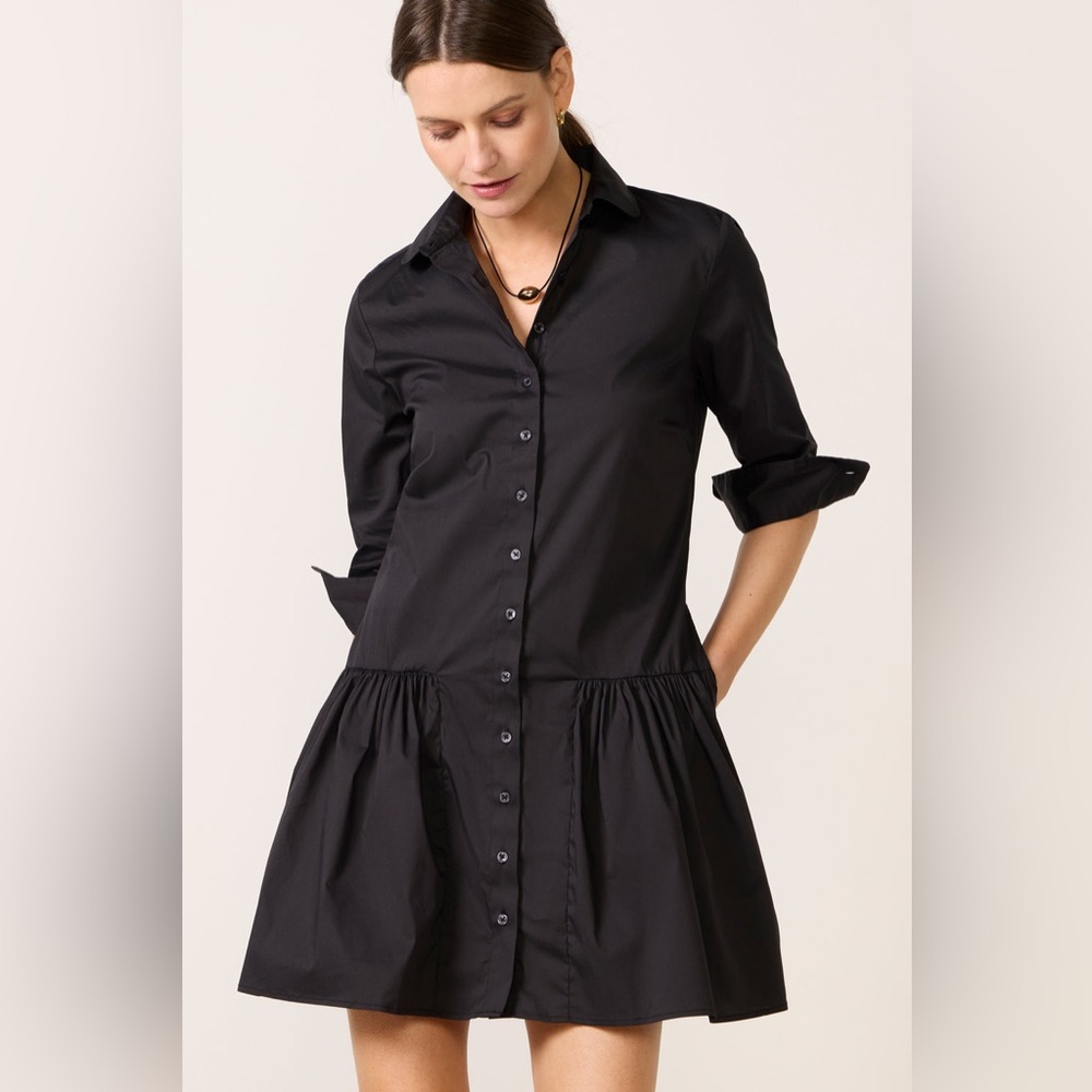 Evereve The drop waist shirt dress